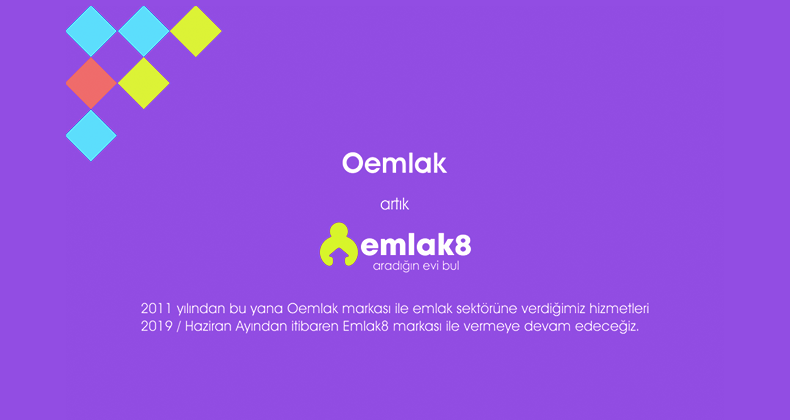 Oemlak artık Emlak8