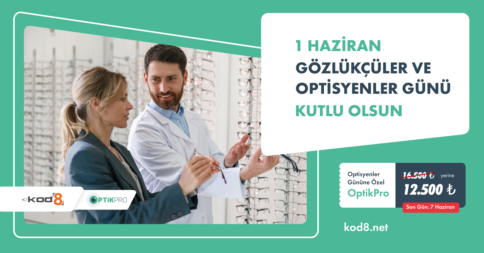 Optisyenler Gününe Özel OptikPro'dan Büyük İndirim!