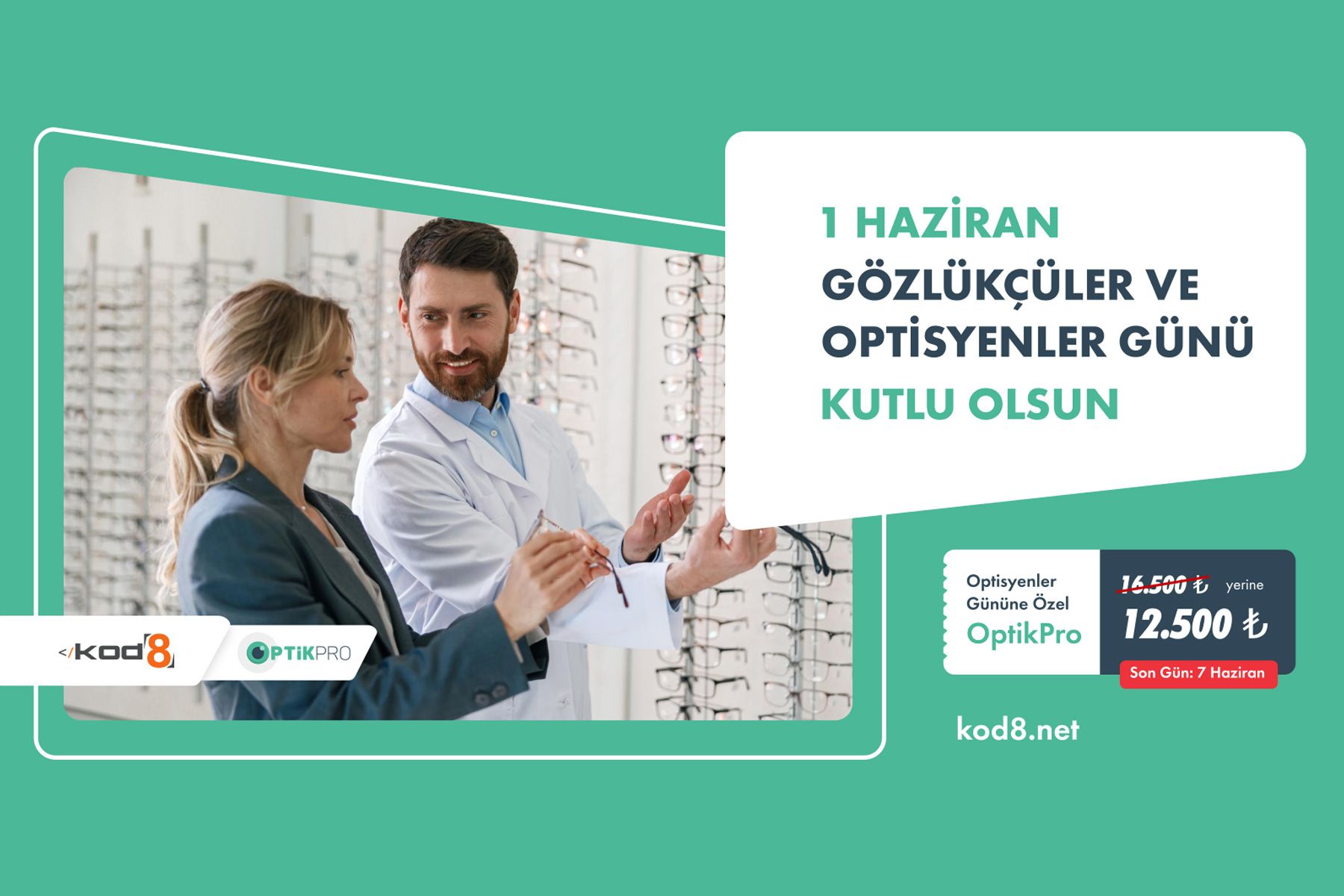 Optisyenler Gününe Özel OptikPro'dan Büyük İndirim!
